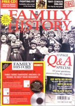 Family History Monthly magazine cover