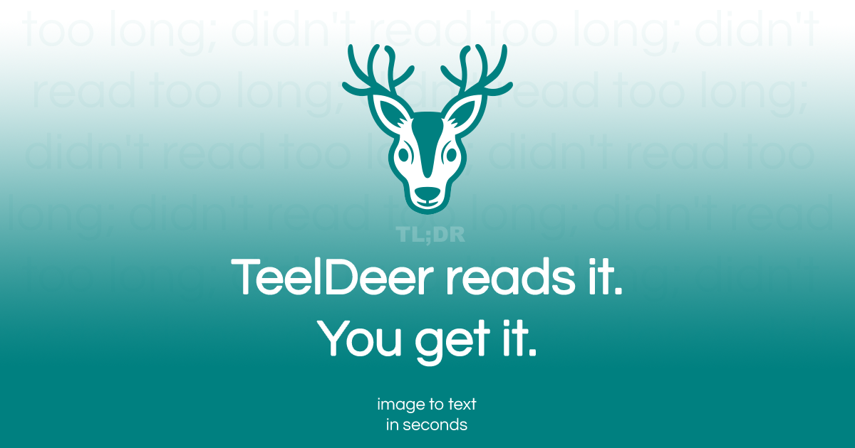 TeelDeer document summarization application interface
