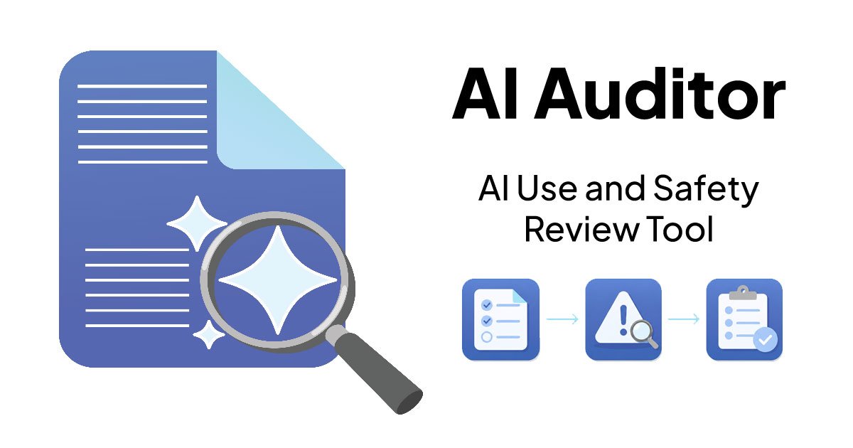 AI Auditor card: questionnaire, risk check and action list