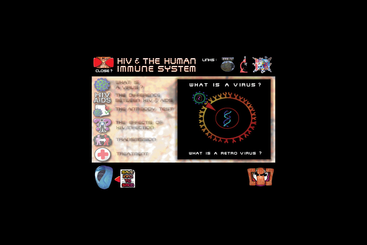 Think Positive CD-ROM video clips and animations showcase