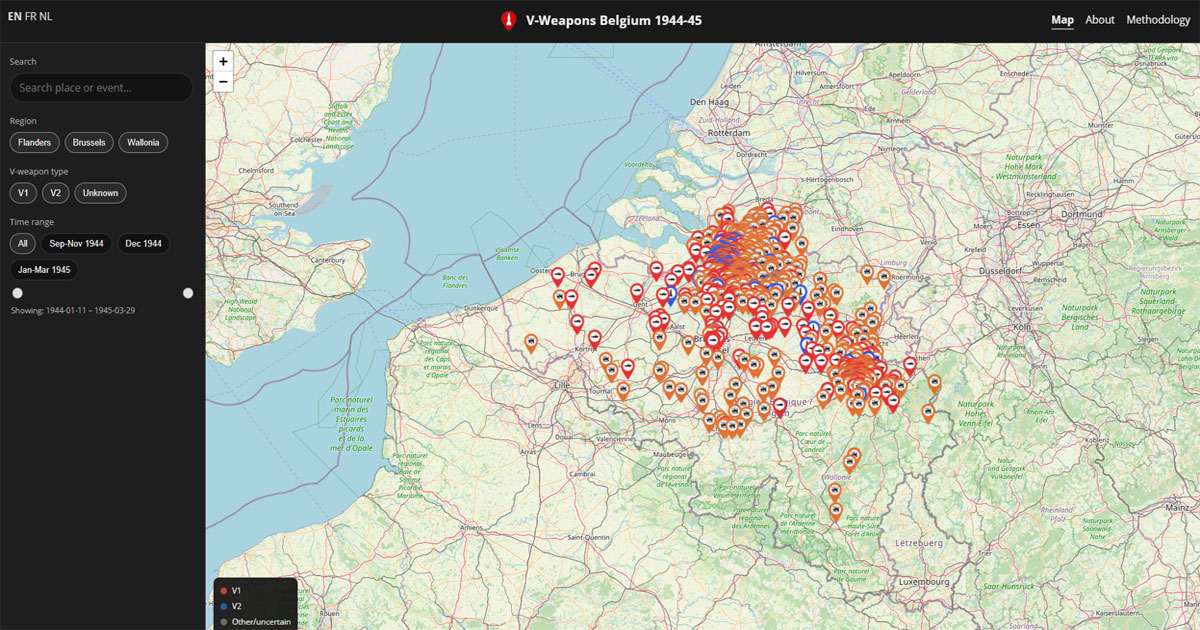 V-Weapons Belgium 1944-45 map preview